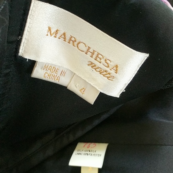 Marchesa Notte silk mini dress - Picture 7 of 8